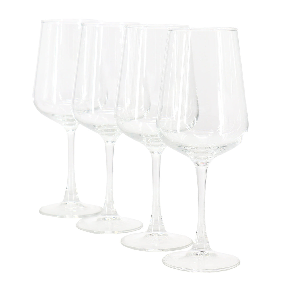 Gibson Home Belinni 4 Piece 15.4 Ounce Classic Wine Glass Set