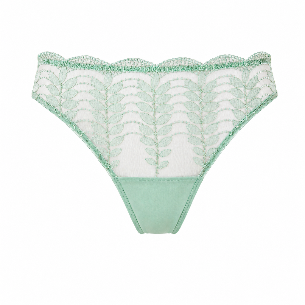 Huit Amelie Mint Seamless Tanga Panties