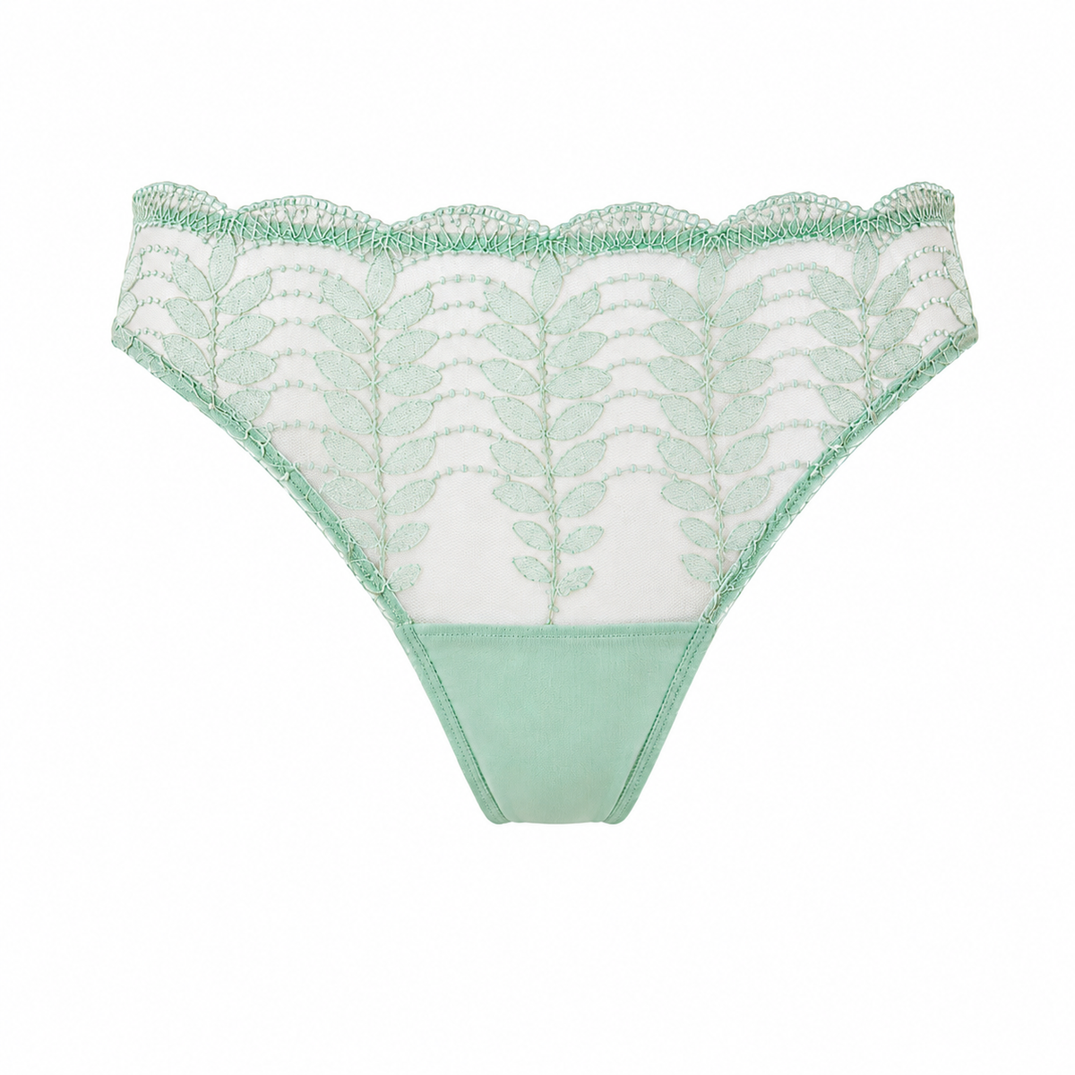 Huit Amelie Mint Seamless Tanga Panties