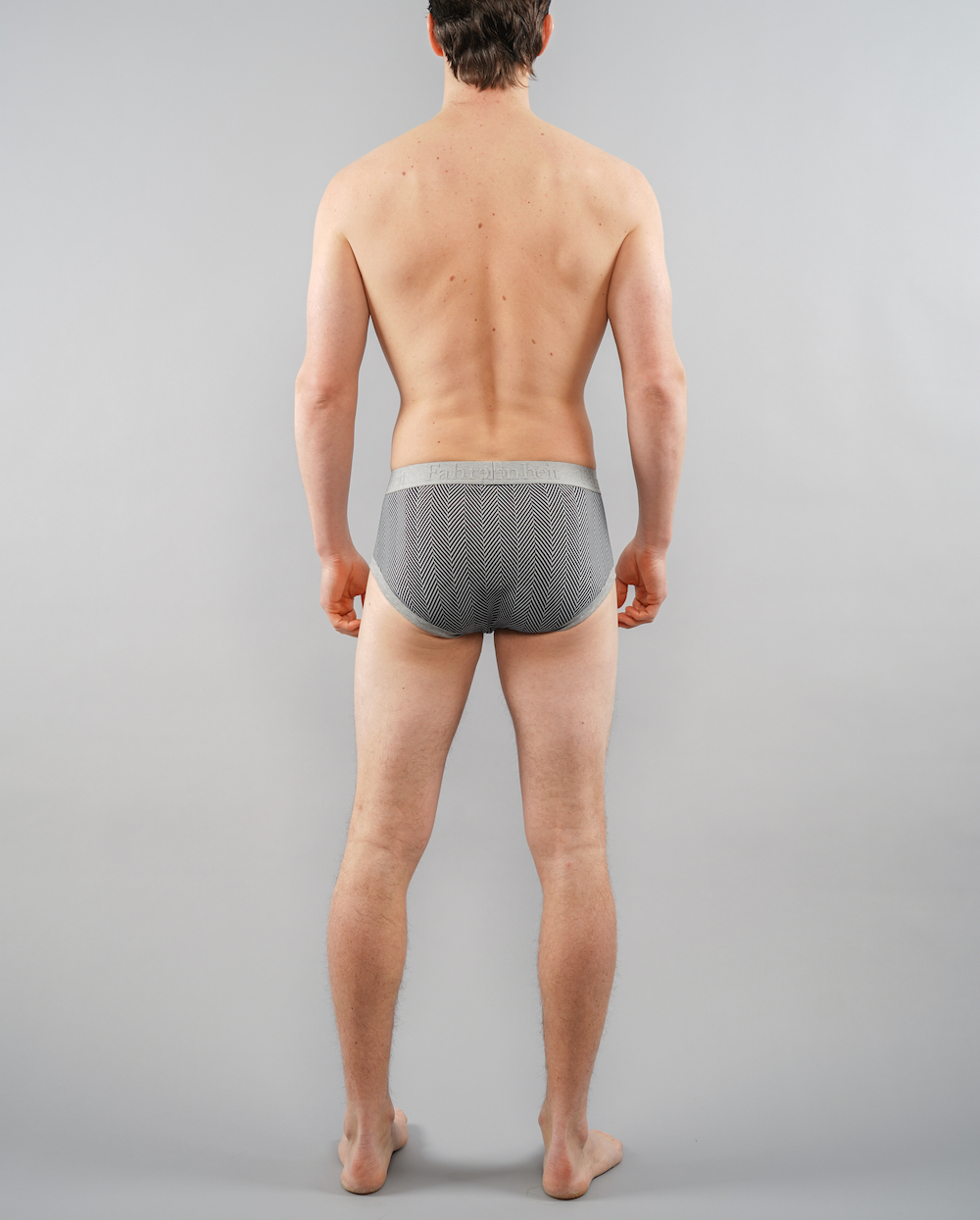 Wayne Brief/ Grey Herringbone