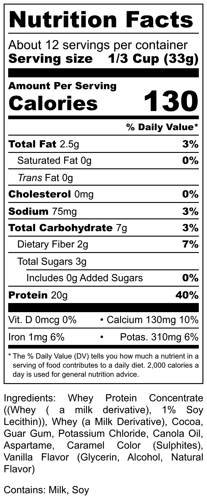 Hi-West Chocolate Protein Shake