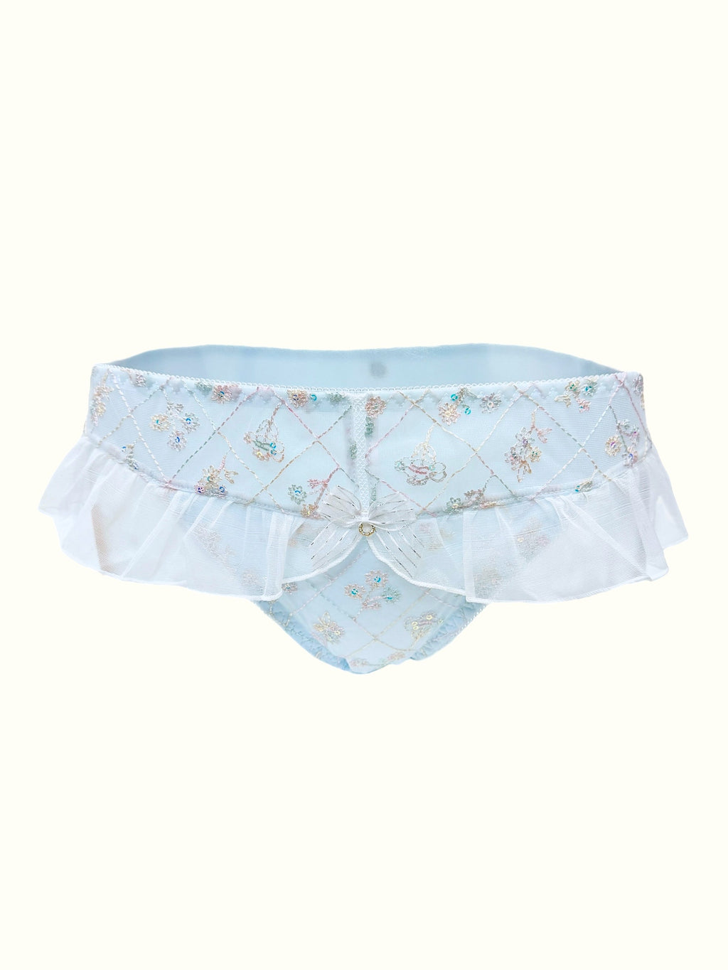 Milanblocks Blue Embroidered Panty