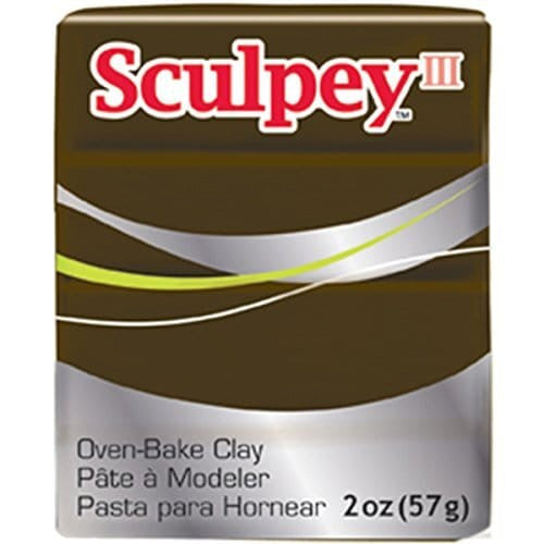 Sculpey III Polymer Clay Suede Brown