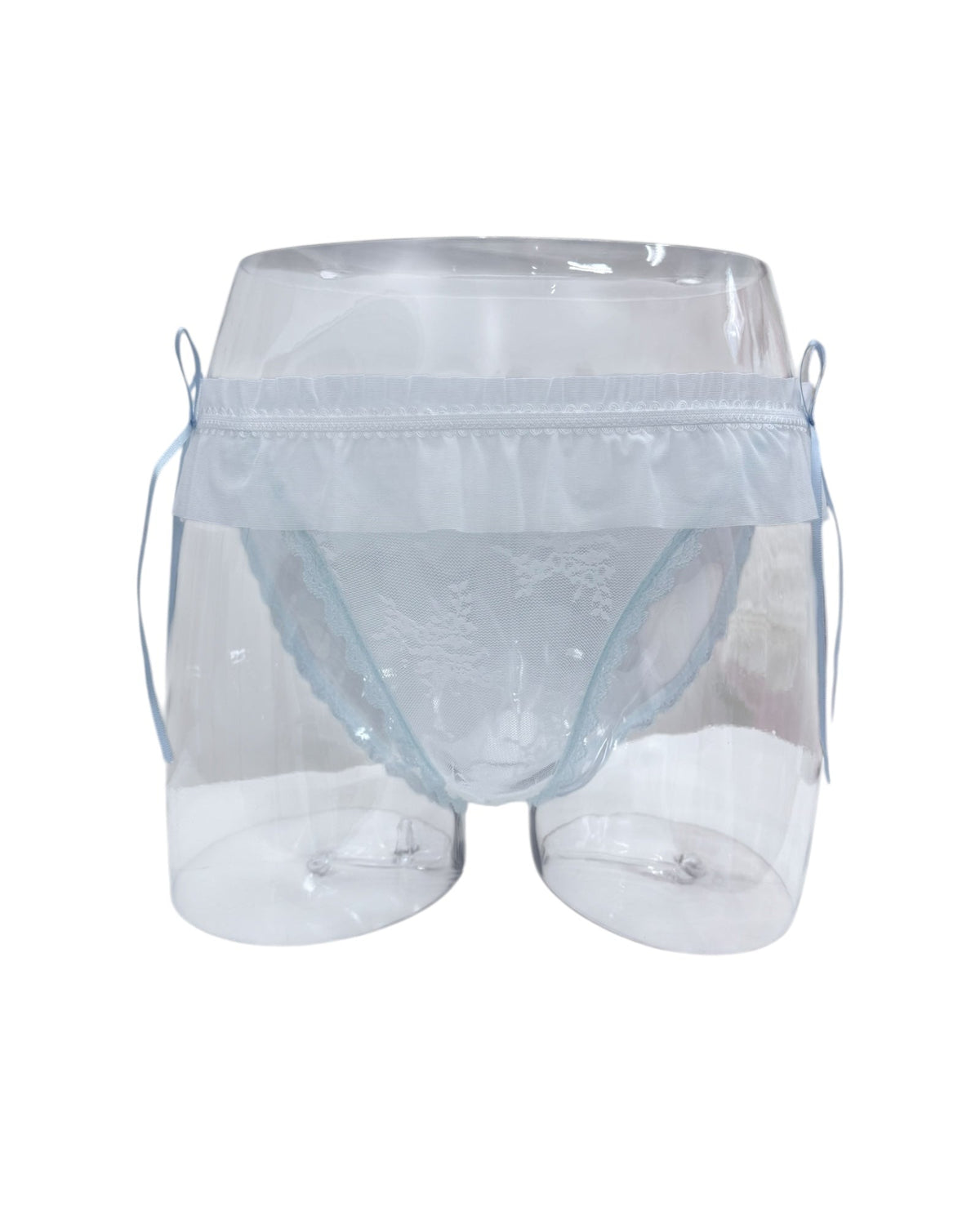 Milanblocks Coquette Ruffled Lace Panties with Bow Ties