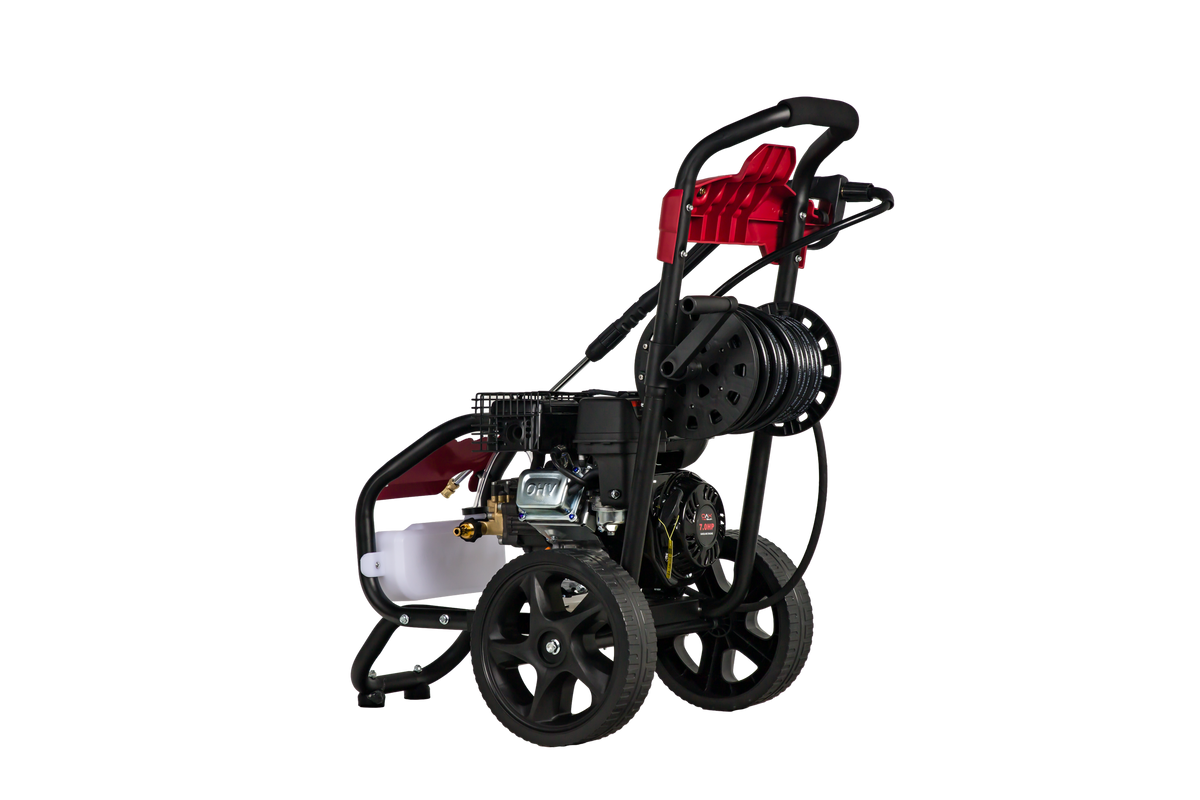 Pressure Washer, 7 HP, Gasoline-Powered, 2900 PSI