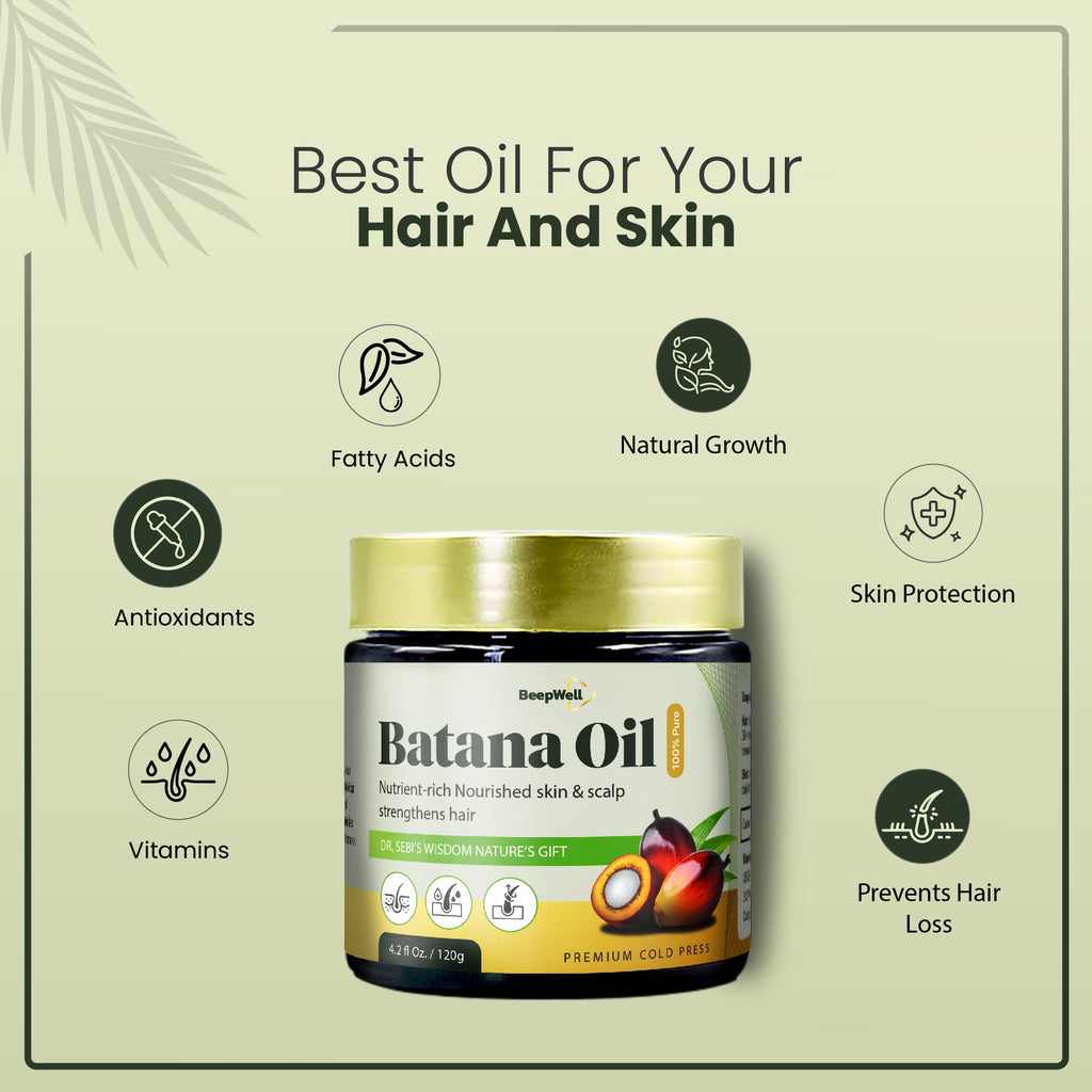 BeepWell Cold-Pressed Batana Oil – Pack of 2