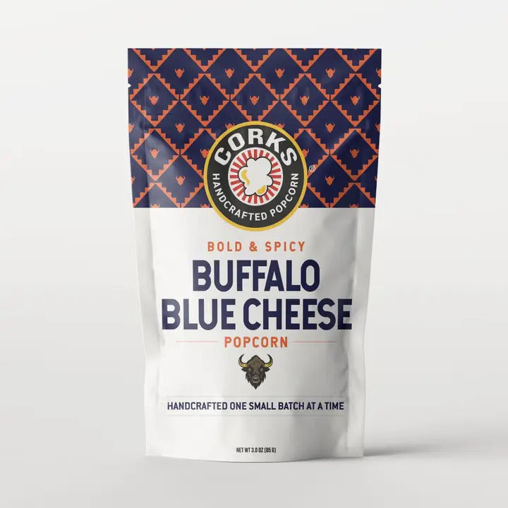 Buffalo Blue Cheese Popcorn
