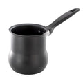 Better Chef 0.45 Quart Aluminum Nonstick Turkish Coffee Warmer in Black with Cool Touch Handle