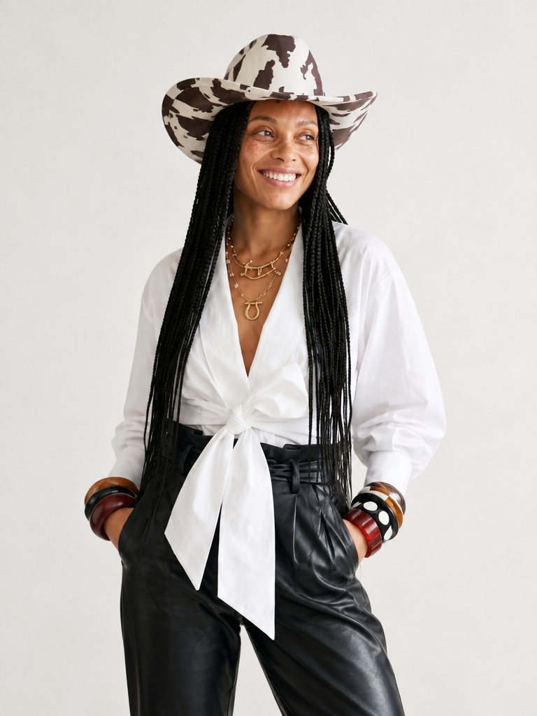 Sovereign Loose Bow Blouse