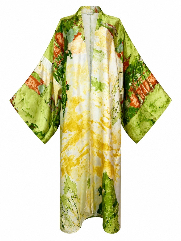 Liberated Abstract Print Kaftan