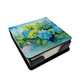 Hydrangeas in Watercolor PU Leather Note Paper Holder