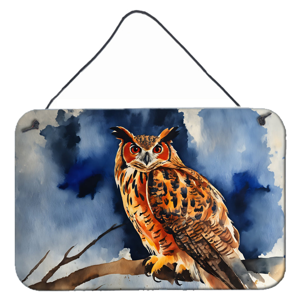 Eurasian Eagle Owl Wall or Door Hanging Prints