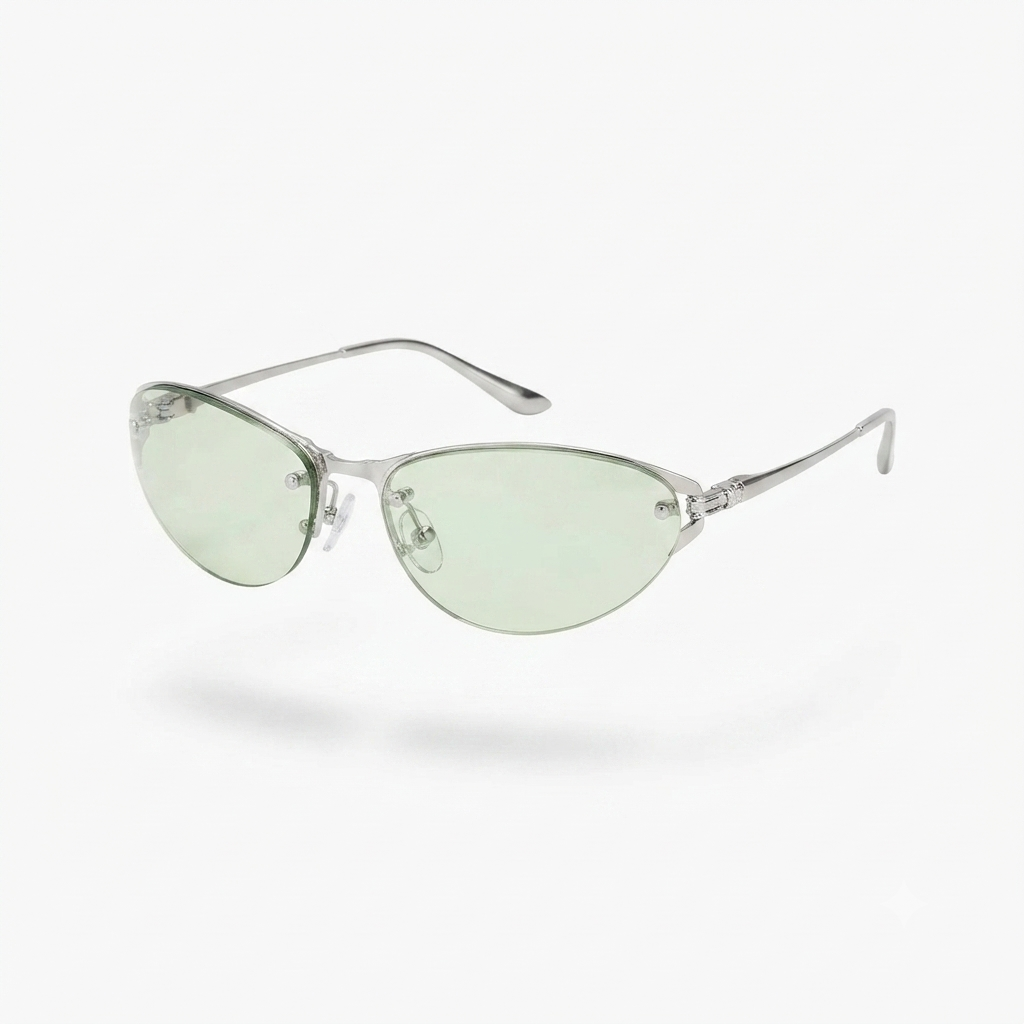 Daring Metal Cat Eye Sunglasses