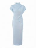 Boundless Irregular Pleated Two-Piece Set