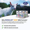 Danalac Goat Milk Follow-On Formula 400g Stage 2 Baby Milk Powder for Infants and Toddlers Age 6-12 Months (Pack of 1)