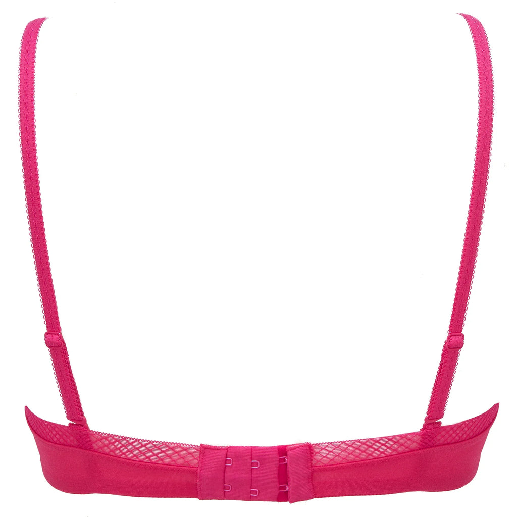 Gossard Glossies Magenta Sheer Mesh Molded Bra