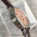 Color: Other - Corgeut 42mm Automatic Men's Watch Date Day Month Year Rose Gold Dial Multifunction