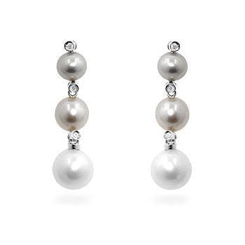 Multicolor Pearl Earrings