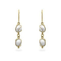 Yellow Gold Pearl Drops