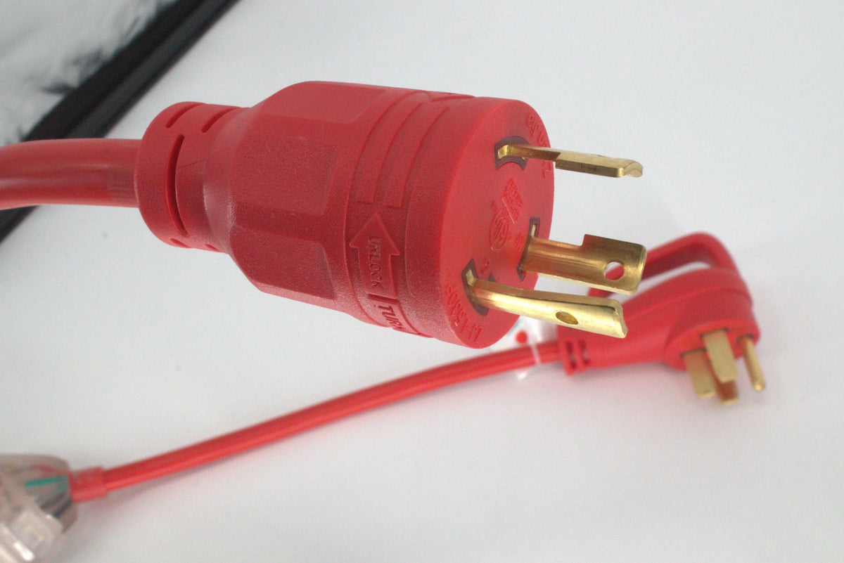 30 Amp Generator Adapter 3 Prong Twist Lock