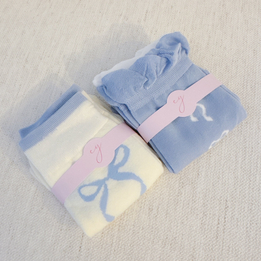 Lovely Bows Socks Set Of 2