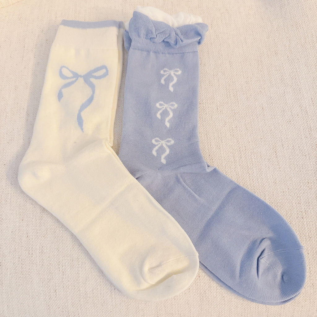 Lovely Bows Socks Set Of 2