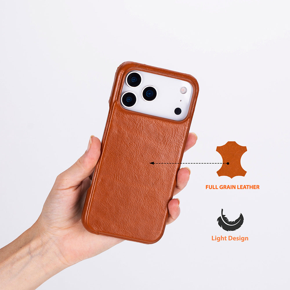 Bisbee iPhone 18 Pro Full-Grain Leather Case