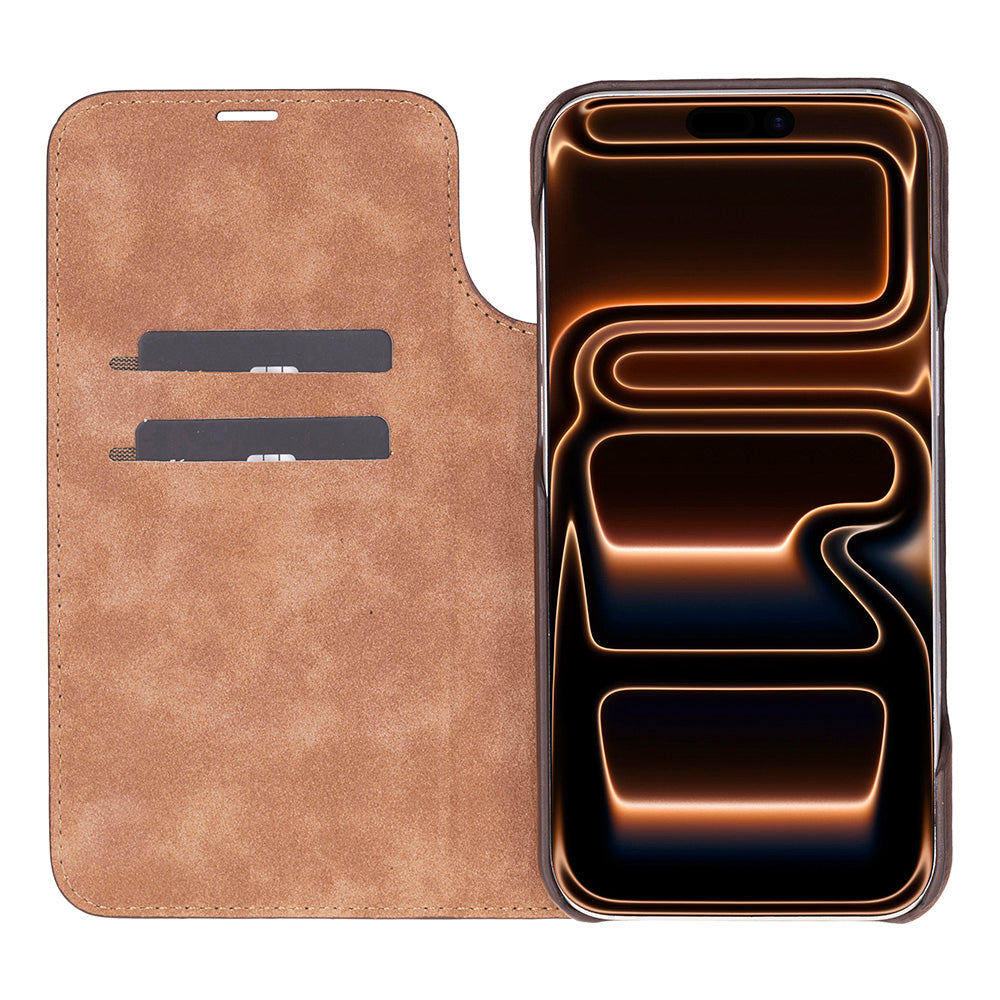 Decatur iPhone 18 Full-Grain Leather Folio Case