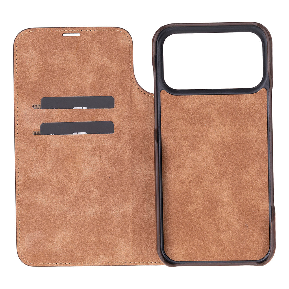 Decatur iPhone 18 Full-Grain Leather Folio Case