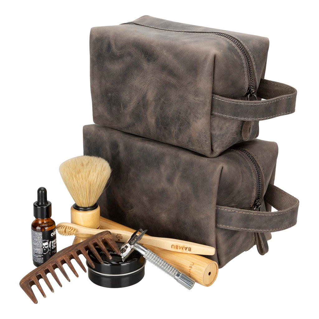 Eve Leather Dopp Kit, Medium