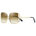 Radiant Gold Metal Sunglasses