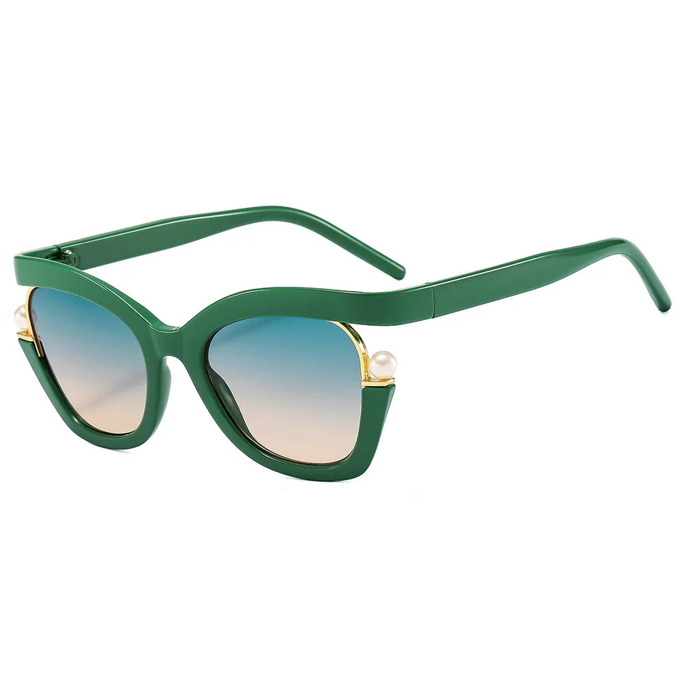 Radiant Pearl Cat Eye Sunglasses