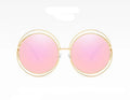 Mighty Metal Vintage Round Sunglasses