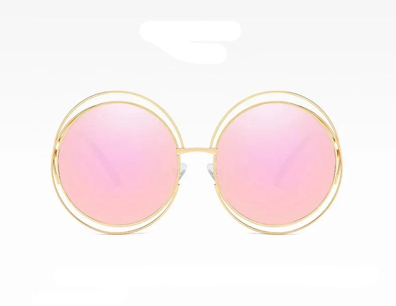 Mighty Metal Vintage Round Sunglasses