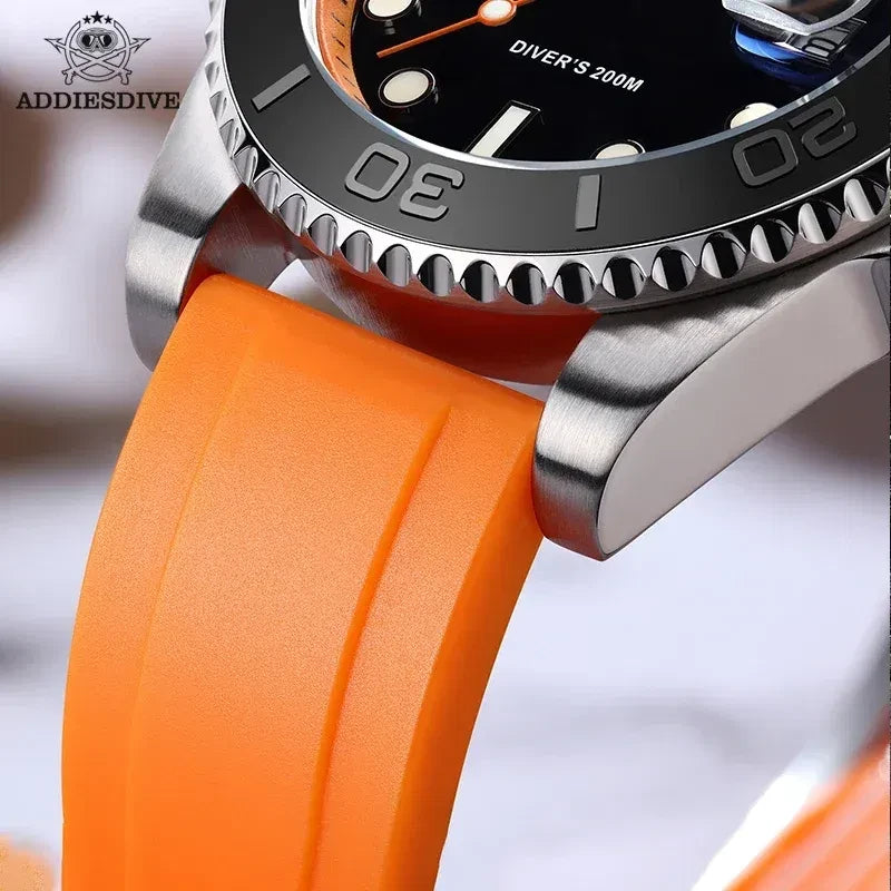 Color: Brown, Ships From: CHINA - ADDIESDIVE AD2040 Men's Watch 41mm Fashion Diver Quartz Watch 200