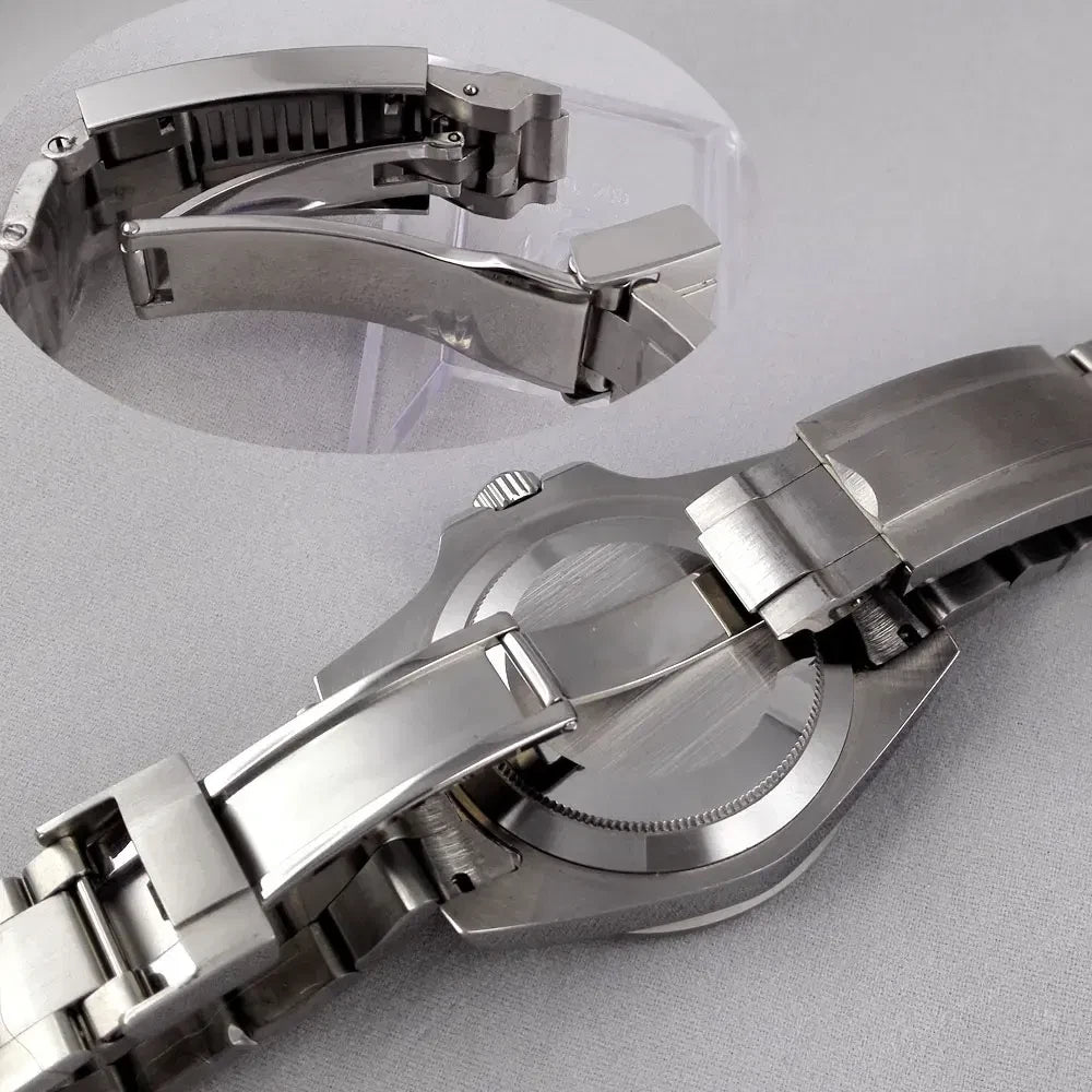 Color: Pink, Size: Option 1 - Sterile Men's Watch 40mm Genuine NH35 Automatic Movement 10ATM Water