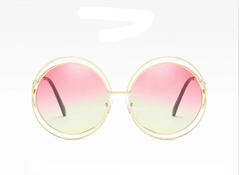 Mighty Metal Vintage Round Sunglasses