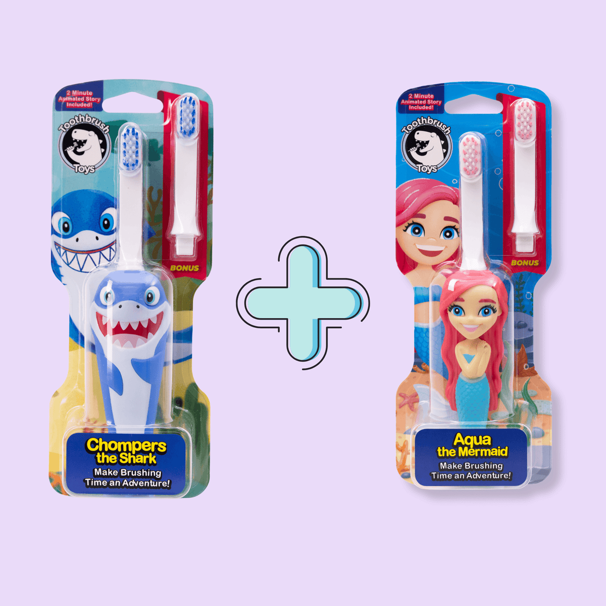 Toothbrush Toys Undersea Adventure Toothbrush Set for Kids Bundle