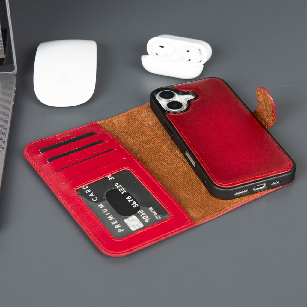 Casper iPhone 18 Full-Grain Leather Wallet Case