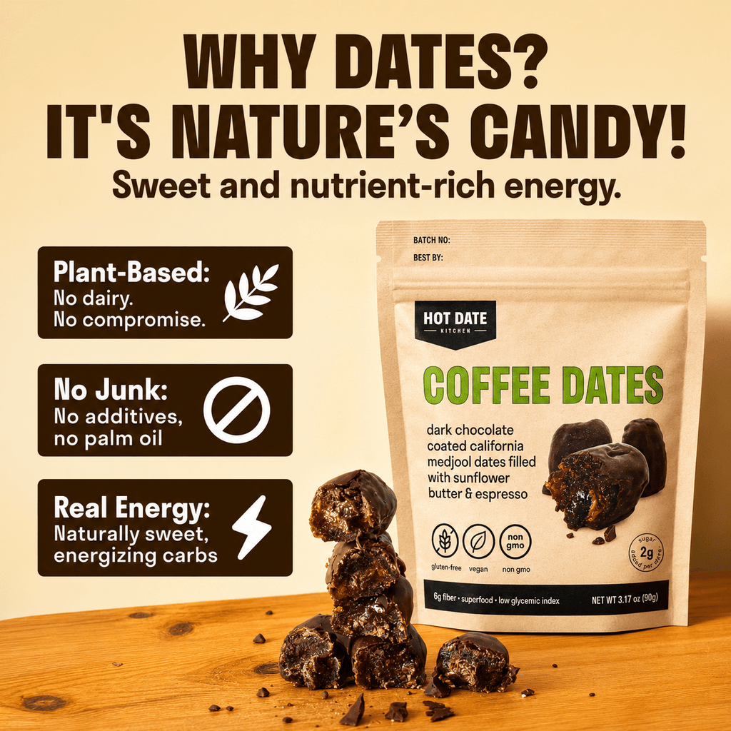 Chocolate Stuffed Dates Variety Pack - 4 Pouches