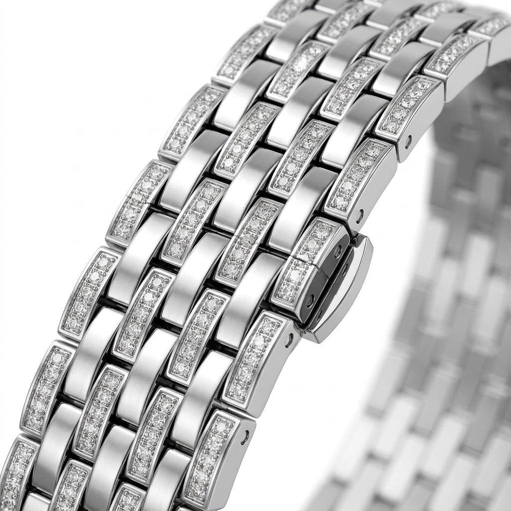 Crystal Steel Strap