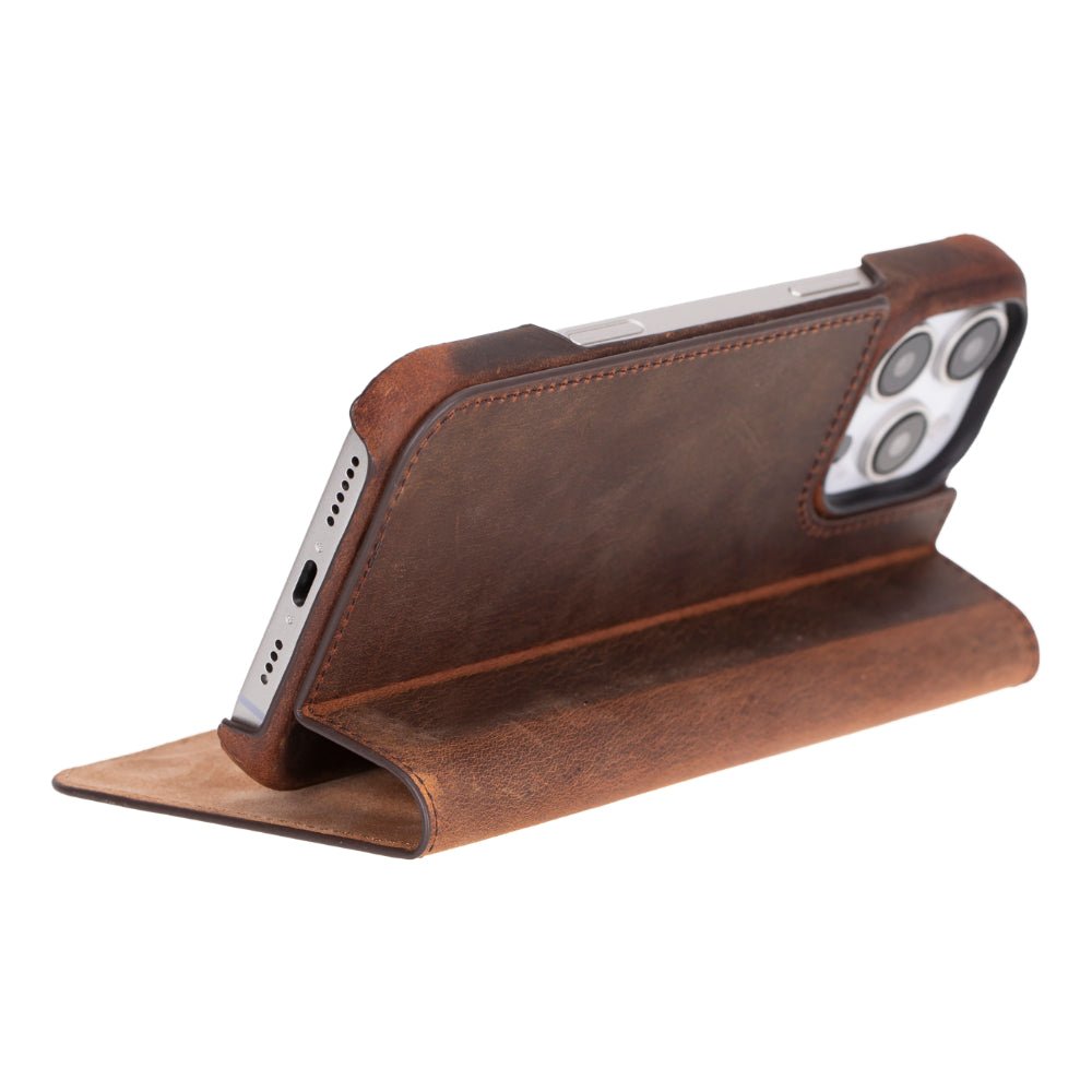 Decatur Leather iPhone 16 Pro Max Folio Case