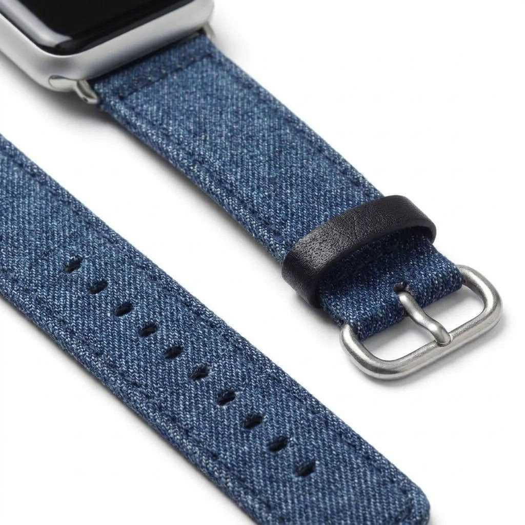 Denim Leather Strap