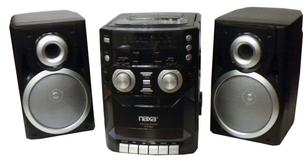 Naxa Portable CD Player with AM/FM Stereo Radio Cassette Player/Recorder
