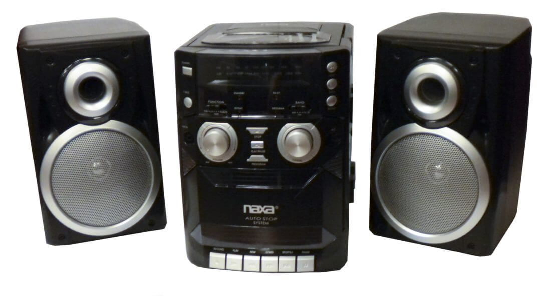 Naxa Portable CD Player with AM/FM Stereo Radio Cassette Player/Recorder