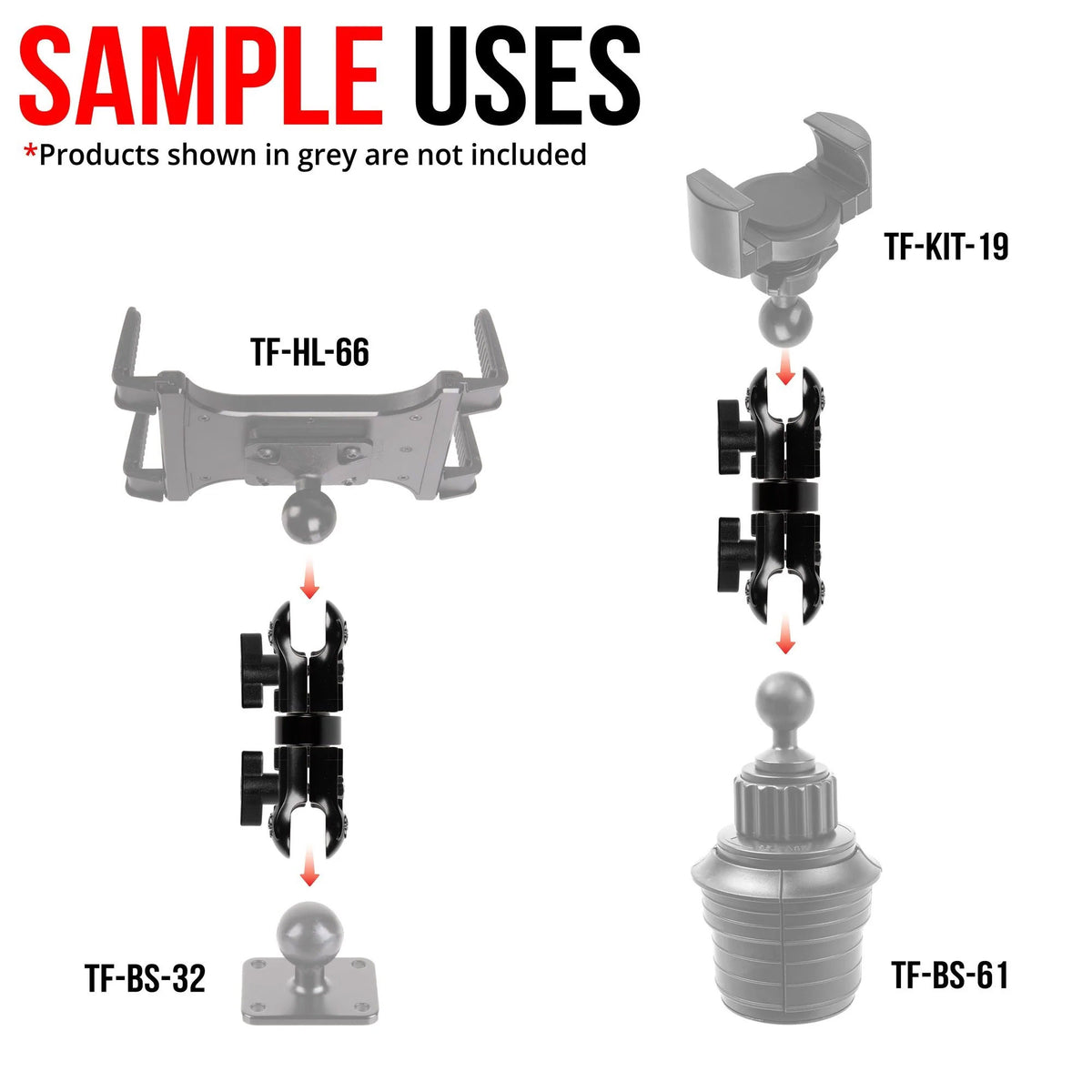 ARM | 3.75" ARM | 20MM SOCKET TO 1"/25MM/B-SIZED SOCKET