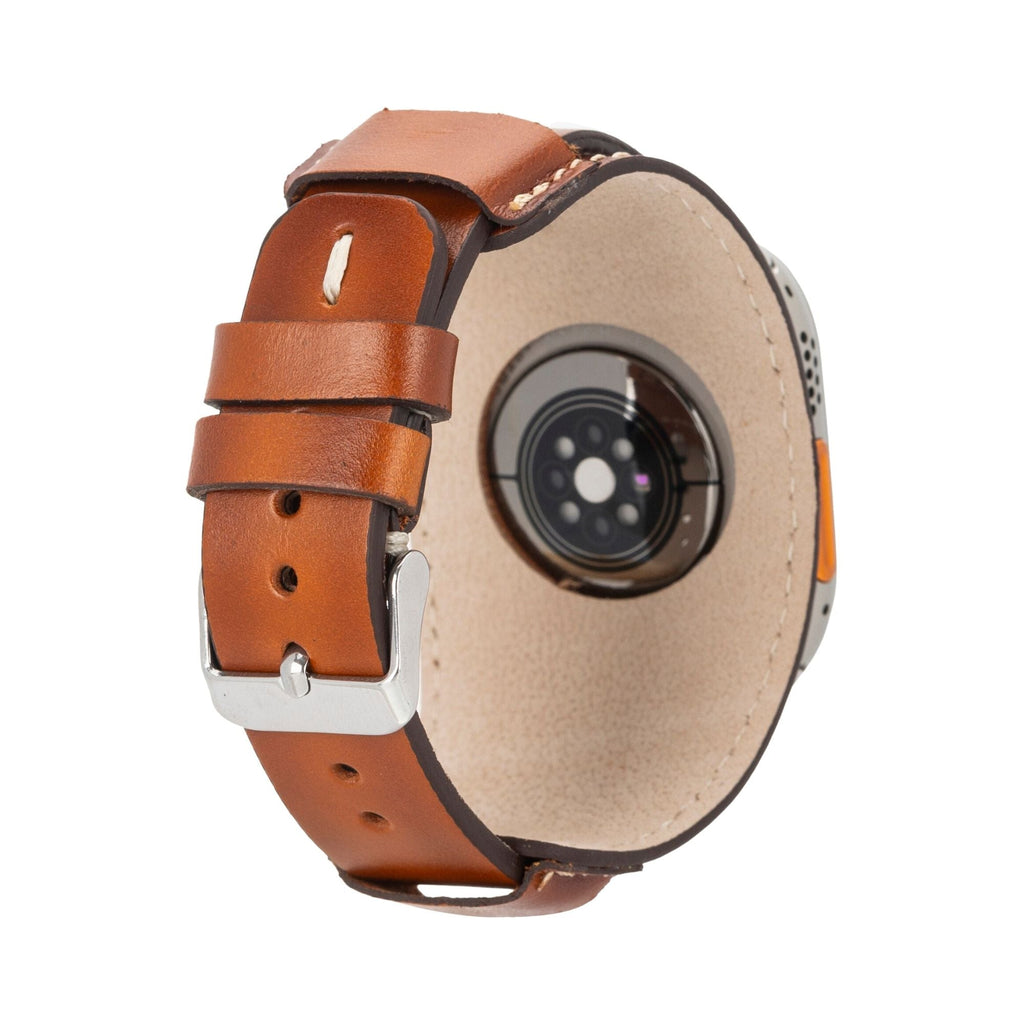 Fort Cuff Leather Bands for Apple Watch 9, Ultra 2 & SE