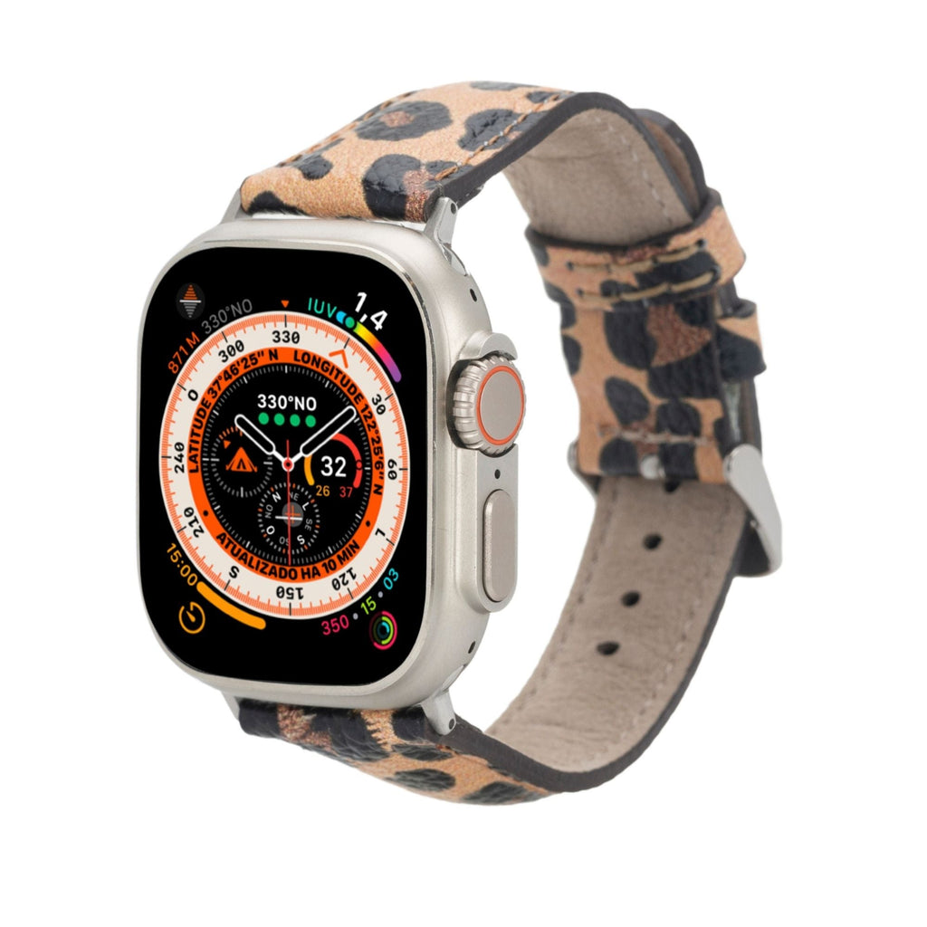 Guernsey Leather Bands for Apple Watch 9, Ultra 2 & SE