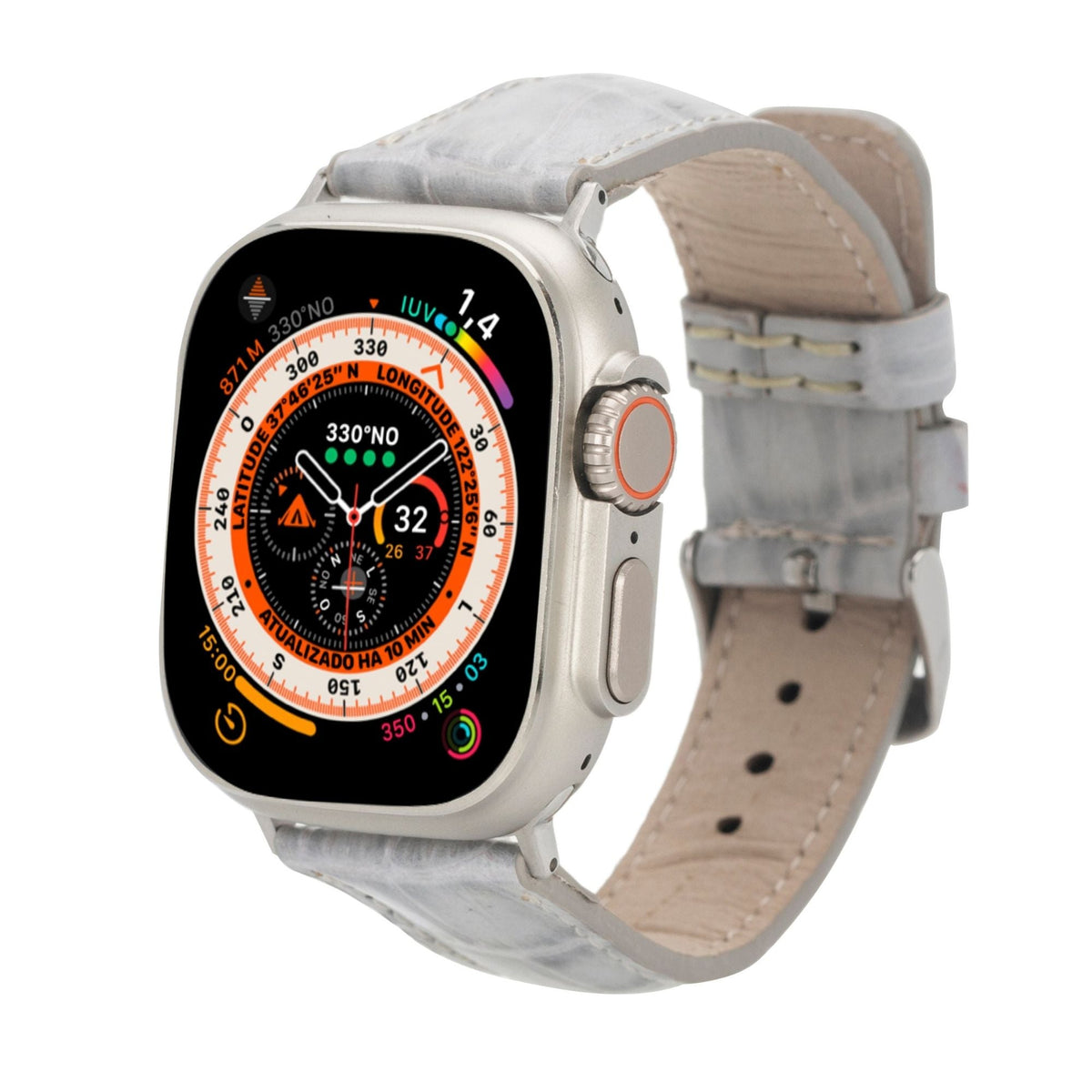 Guernsey Leather Bands for Apple Watch 9, Ultra 2 & SE