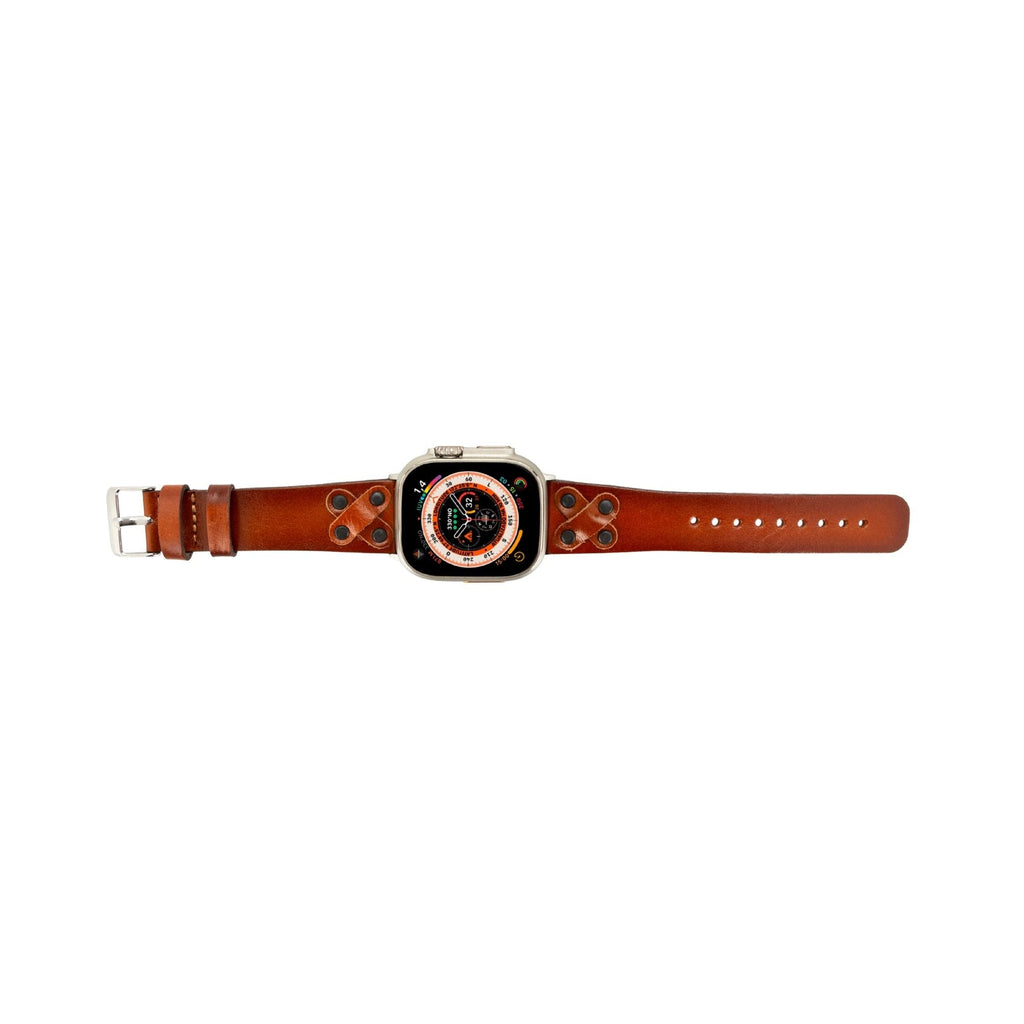 Hulett Leather Bands for Apple Watch 9, Ultra 2 & SE